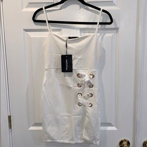 Pretty Little Thing White Bodycon Dress